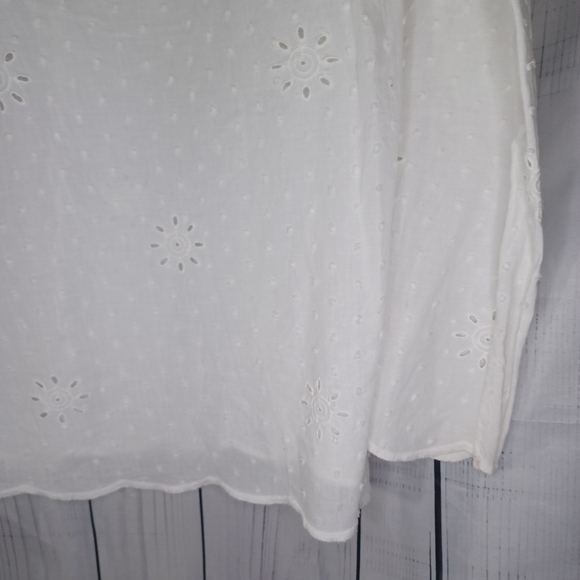 Matilda Jane lightweight 100% Cotton  long sleeve v-neck blouse - Picture 13 of 16